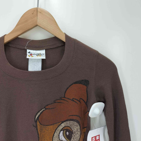 キャラクタープリント 長袖tシャツ Y2K レディース