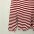 プレイコムデギャルソン PLAY COMME des GARCONS ワンポイントボーダーL/S Tシャツ レディース JPN:M