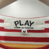 プレイコムデギャルソン PLAY COMME des GARCONS ワンポイントボーダーL/S Tシャツ レディース JPN:M