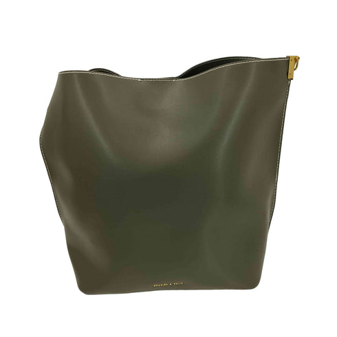 チャールズアンドキース CHARLES&KEITH Studded Textured Hobo Bag スタッズテクスチャー ホーボーバッグ レディース