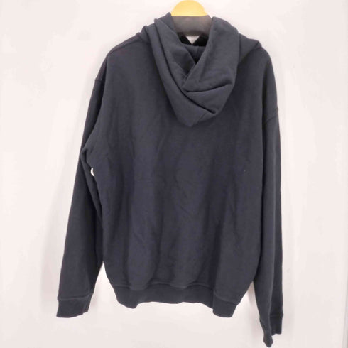 メゾンマルジェラ Maison Margiela 21AW HOODIE UPSIDE DOWN LOGO ロゴ刺繍 パーカー メンズ JPN:44