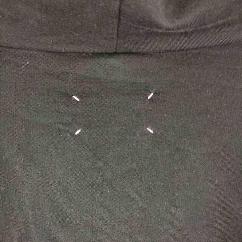 メゾンマルジェラ Maison Margiela 21AW HOODIE UPSIDE DOWN LOGO ロゴ刺繍 パーカー メンズ JPN:44