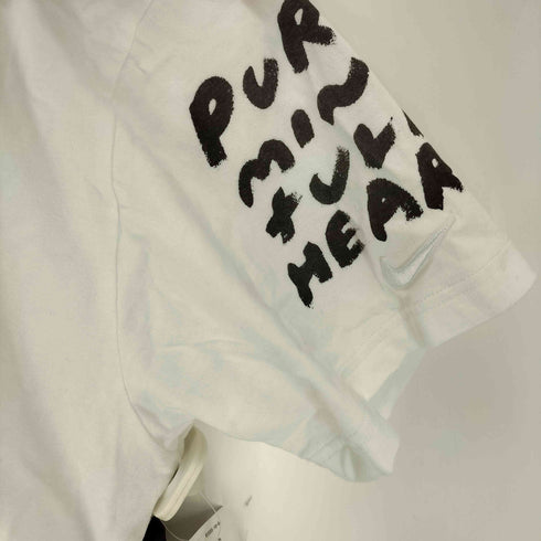 ブラックコムデギャルソン BLACK COMME des GARCONS AD2022 メッセージプリントTシャツ メンズ JPN:S