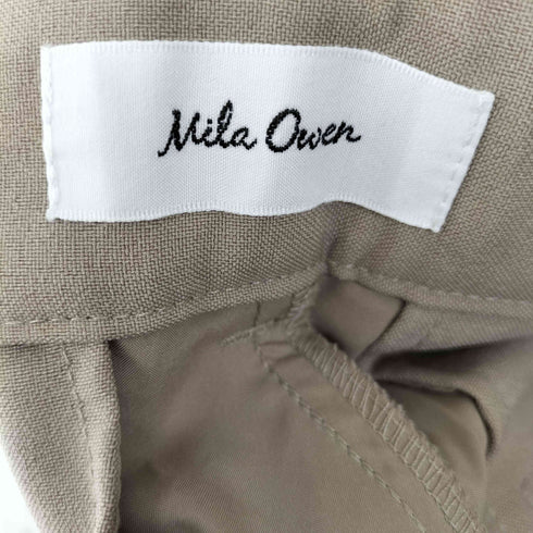 ミラオーウェン Mila Owen ドライタッチ2タックワイドパンツ レディース JPN:0
