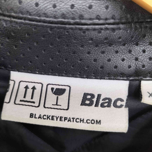 ブラックアイパッチ Black Eye Patch SCRIPT FAUX LEATHER JACKET メンズ import:XL