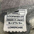 ループウィラー LOOPWHEELER LOWERCASE POGGYTHEMAN ZIP HOODIE メンズ JPN:S