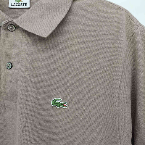 ラコステ LACOSTE ロゴ刺繍 半袖 ポロシャツ メンズ JPN:4