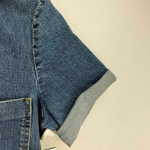 ザラ ZARA 半袖 デニムワンピース レディース import:L