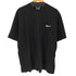 ブラックコムデギャルソン BLACK COMME des GARCONS 23SS スウォッシュロゴクルーネックS/S Tシャツ メンズ JPN:S