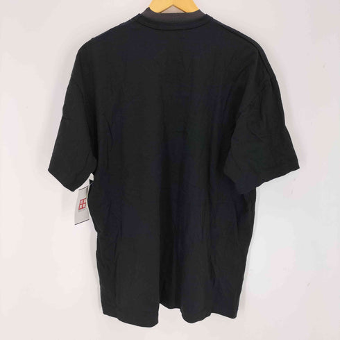 ブラックコムデギャルソン BLACK COMME des GARCONS 23SS スウォッシュロゴクルーネックS/S Tシャツ メンズ JPN:S
