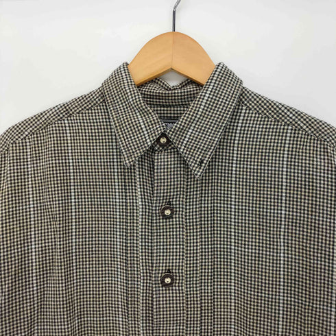NATIONAL OUTFITTERS チェック柄 チロリアンシャツ メンズ import:L