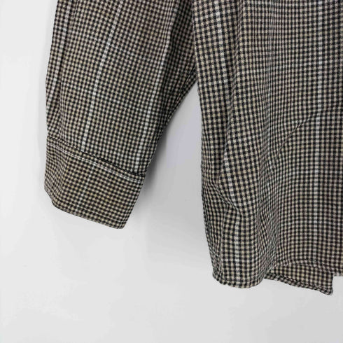 NATIONAL OUTFITTERS チェック柄 チロリアンシャツ メンズ import:L