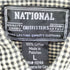 NATIONAL OUTFITTERS チェック柄 チロリアンシャツ メンズ import:L