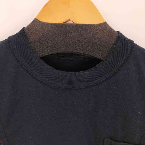 サカイ Sacai REBUILD ZIP POCKET COTTON L/S T-SHIRT メンズ JPN:1