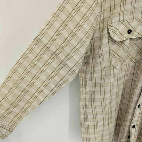 ミチコロンドン MICHIKO LONDON シアサッカー ロングスリーブシャツ メンズ JPN:L