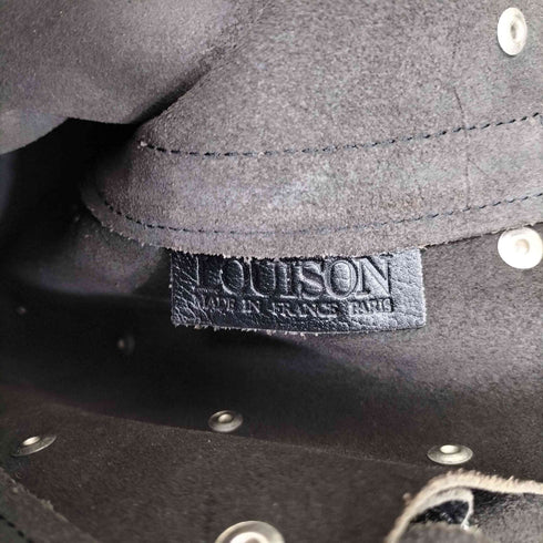 LOUISON レザーフラワーハンドバッグ レディース