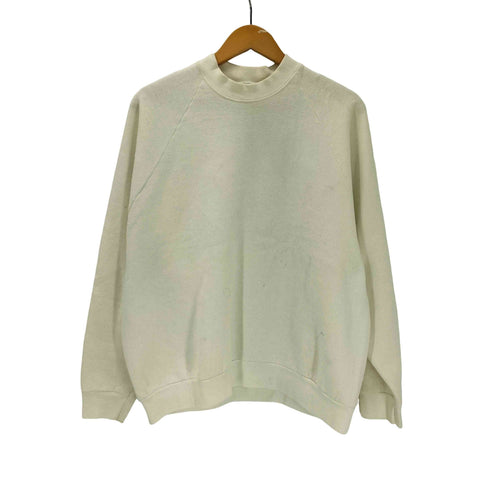 フルーツオブザルーム FRUIT OF THE LOOM 90-00S USA製 ブランク プルオーバー スウェット ラグラン コットンポリ メンズ import:XL