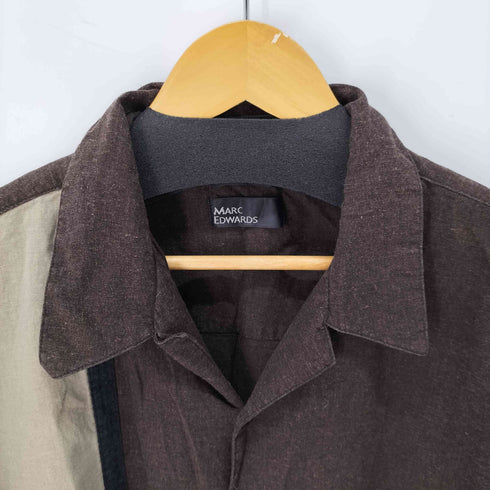 マークエドワーズ MARC EDWARDS レーヨン リネン S/S オープンカラーシャツ メンズ JPN:XXL