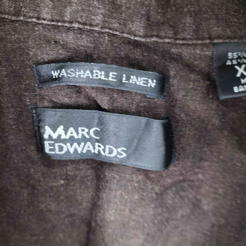 マークエドワーズ MARC EDWARDS レーヨン リネン S/S オープンカラーシャツ メンズ JPN:XXL
