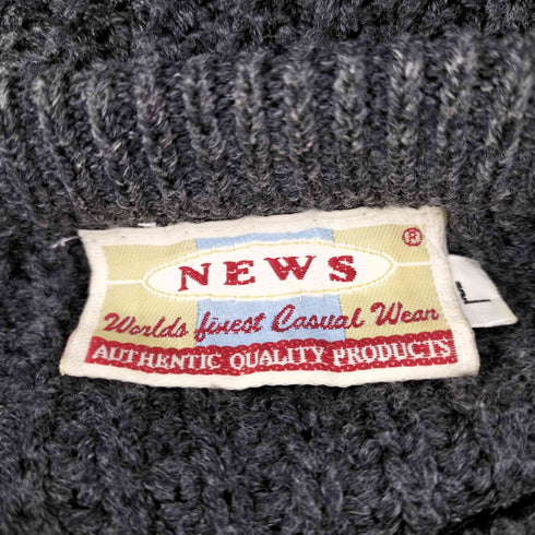 News Clothing ボーダーニットセーター メンズ JPN:L