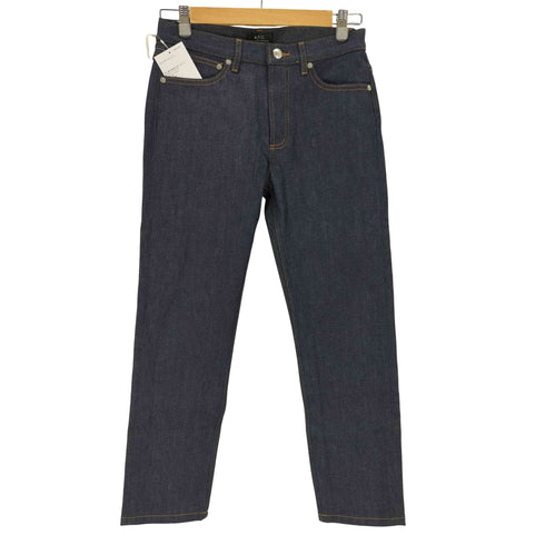 アーペーセー A.P.C. PETIT NEW STANDARD ボタンフライ インディゴテーパードデニム メンズ 28