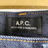 アーペーセー A.P.C. PETIT NEW STANDARD ボタンフライ インディゴテーパードデニム メンズ 28