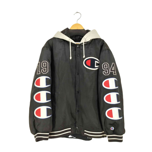 シュプリーム Supreme Hooded Satin Varsity Jacket メンズ import:XL