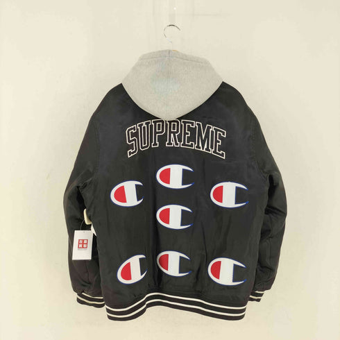 シュプリーム Supreme Hooded Satin Varsity Jacket メンズ import:XL