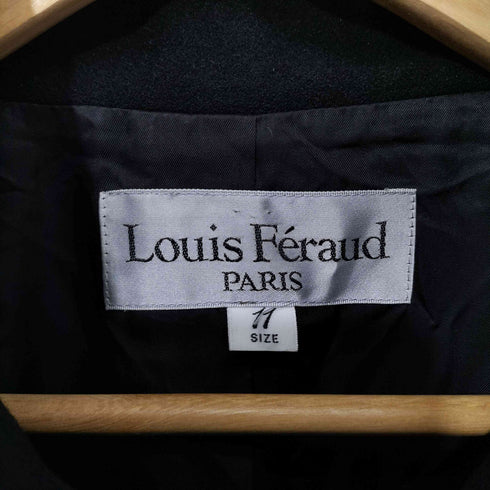 Louis Feraud パイピングデザイン アンゴラ混 ウールステンカラーコート レディース 11