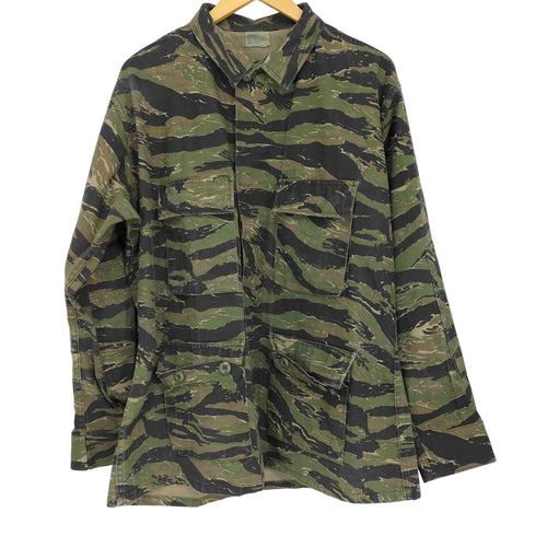 ユーエスアーミー U.S. ARMY タイガーカモミリタリージャケット メンズ LARGE-REGULAR