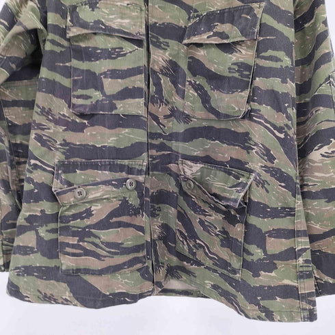 ユーエスアーミー U.S. ARMY タイガーカモミリタリージャケット メンズ LARGE-REGULAR