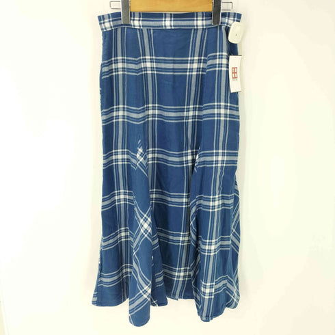 ポロラルフローレン POLO RALPH LAUREN ボタン付チェックフレアスカート レディース 6