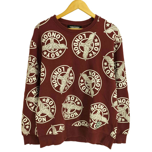 ボーイロンドン BOY LONDON KOREA ロゴプリント クルーネックスウェット メンズ import:M