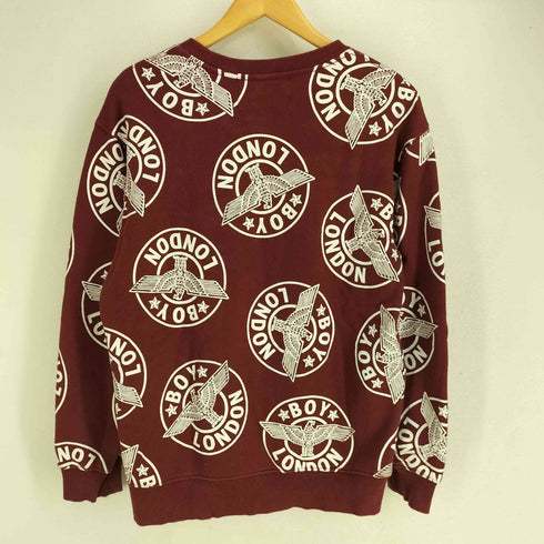 ボーイロンドン BOY LONDON KOREA ロゴプリント クルーネックスウェット メンズ import:M
