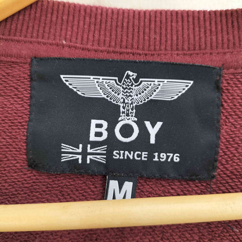 ボーイロンドン BOY LONDON KOREA ロゴプリント クルーネックスウェット メンズ import:M