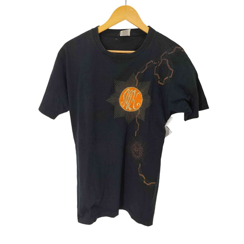 CHANGING PARTNER シングルステッチ 刺繍デザイン 半袖Tシャツ メンズ M