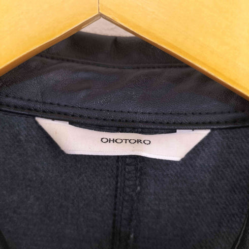 オオトロ OHOTORO Leather Shirt Jacket レディース FREE
