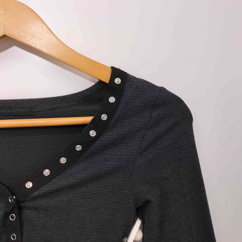 HELENE Snap Neckline Long Sleeve レディース