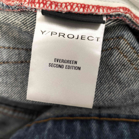ワイプロジェクト Y/PROJECT レイヤードデニムパンツ メンズ US:27