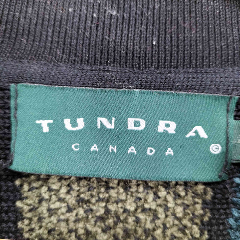 ツンドラ tundra ハーフジップニット メンズ L