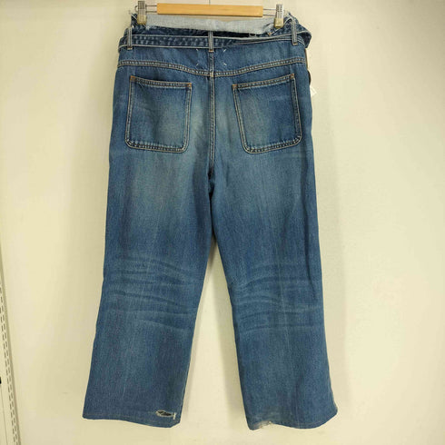メゾンマルジェラ Maison Margiela 17AW イタリア製 ヴィンテージ加工 ストレート デニムパンツ メンズ US:32-33