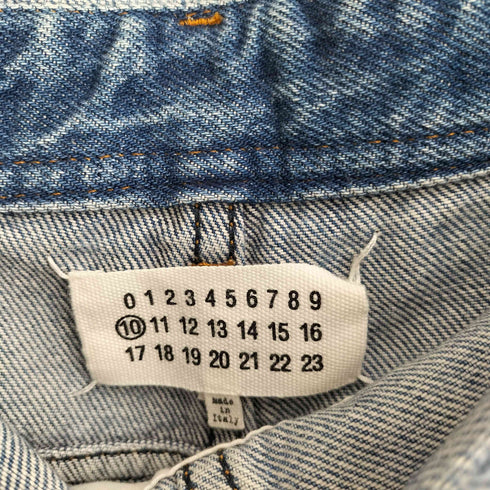 メゾンマルジェラ Maison Margiela 17AW イタリア製 ヴィンテージ加工 ストレート デニムパンツ メンズ US:32-33