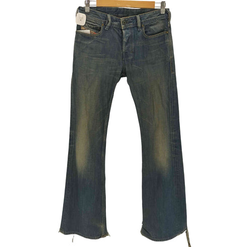 ディーゼル DIESEL イタリア製 ブーツカット ボタンフライ デニムパンツ レディース 28