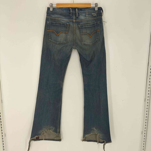 ディーゼル DIESEL イタリア製 ブーツカット ボタンフライ デニムパンツ レディース 28