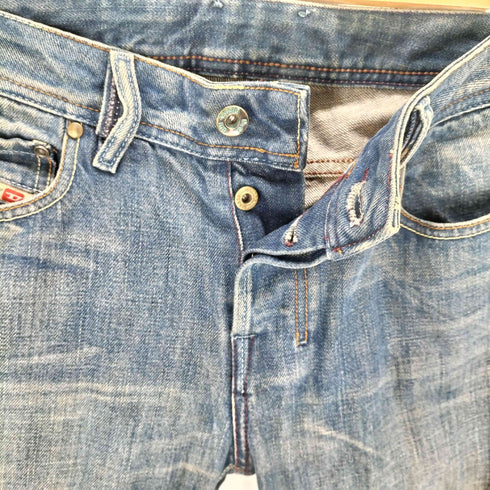 ディーゼル DIESEL イタリア製 ブーツカット ボタンフライ デニムパンツ レディース 28