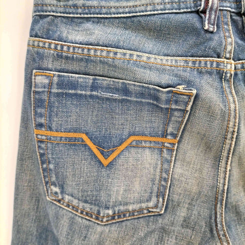 ディーゼル DIESEL イタリア製 ブーツカット ボタンフライ デニムパンツ レディース 28