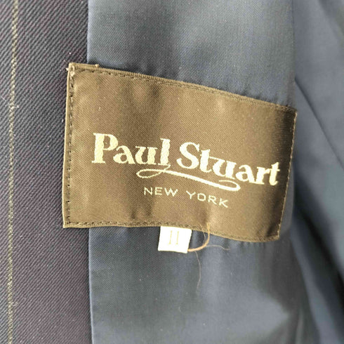 ポールスチュアート Paul Stuart ピークドラペル ダブルブレスト ストライプ テーラードジャケット レディース 11