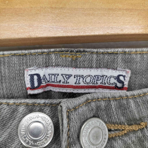 daily topics タイダイ フレア ブラックデニムパンツ Y2K レディース 64-91