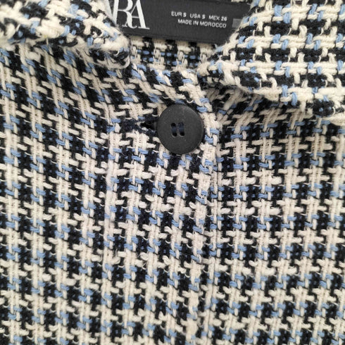 ザラ ZARA ツイードシャツジャケット レディース import:S
