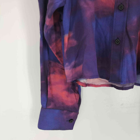 アカネウツノミヤ AKANE UTSUNOMIYA 24AW キュプラ シルク プリントシャツ レディース JPN:36